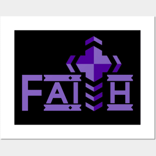 Christian Faith Jesus Cross Posters and Art